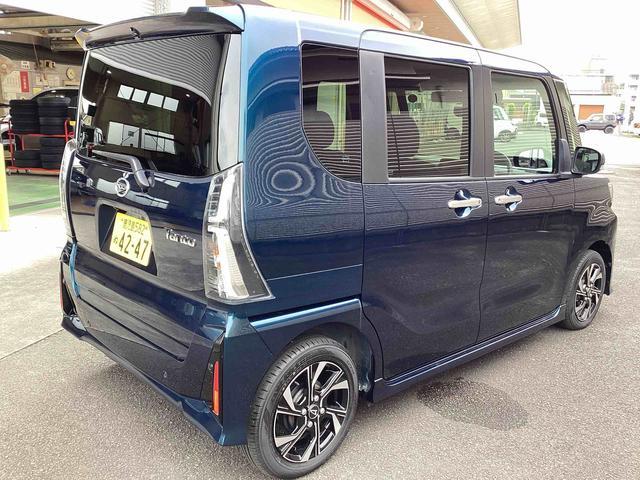 タントカスタムＸインパネシフト　プッシュスタートスイッチ　電子カードキー　電動パーキングブレーキ　両側電動スライドドア　レーンアシスト　衝突被害軽減システム　カーナビ　ドラレコ　アルミホイール　ＡＢＳ（鹿児島県）の中古車