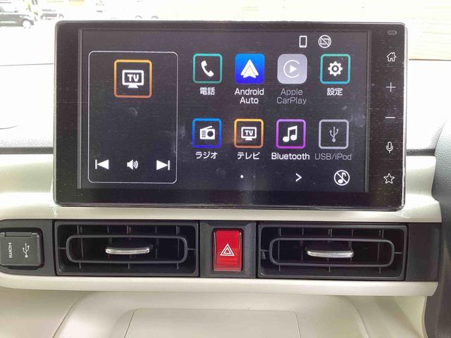 ムーヴキャンバスストライプスＧインパネシフト　プッシュスタートスイッチ　電子カードキー　電動パーキングブレーキ　両側電動スライドドア　衝突被害軽減システム　ディスプレイオーディオ　ＡＢＳ　車線逸脱警告（鹿児島県）の中古車