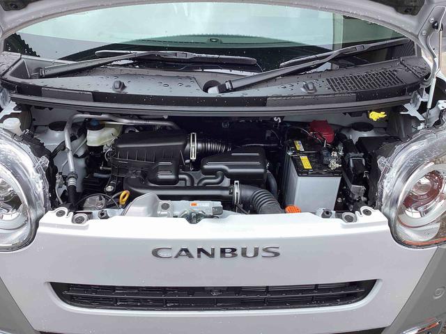 ムーヴキャンバスストライプスＧインパネシフト　プッシュスタートスイッチ　電子カードキー　電動パーキングブレーキ　両側電動スライドドア　衝突被害軽減システム　ディスプレイオーディオ　ＡＢＳ　車線逸脱警告（鹿児島県）の中古車