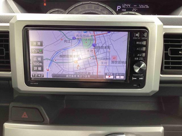 ウェイクＸ　ファインセレクションＳＡターボ車　インパネシフト　プッシュスタートスイッチ　電子カードキー　カーナビ　ＥＴＣ車載器　両側スライド片側電動ドア　アルミホイール（鹿児島県）の中古車