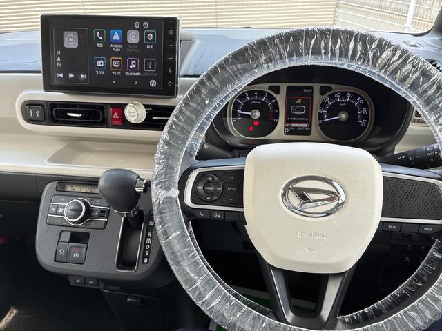 ムーヴキャンバスストライプスＧインパネシフト　プッシュスタートスイッチ　電子カードキー　電動パーキングブレーキ　両側電動スライドドア　ディスプレイオーディオ　バックモニター　車線逸脱警告　オートハイビーム　ＡＢＳ（鹿児島県）の中古車
