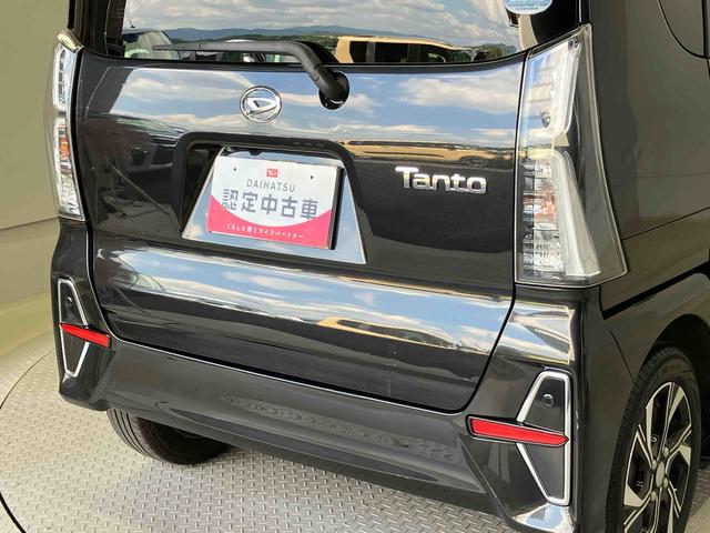 タントカスタムXセレクションスマートアシスト搭載 後席両側電動スライドドア バックカメラ付き オートエアコン オートライト キーフリー アイドリングストップ ABS 電動ドアミラー(熊本県)の中古車