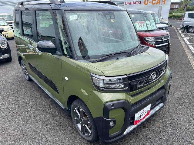 タントファンクロスターボ４ＷＤ　ターボ　インパネシフト　プッシュスタートスイッチ　カーナビ　電動パーキングブレーキ　電子カードキー　前後誤発進抑制機能　キーフリーシステム　オートマチックハイビーム　禁煙　ｂｌｕｅｔｏｏｔｈ（鹿児島県）の中古車