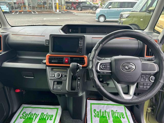 タントファンクロスターボ４ＷＤ　ターボ　インパネシフト　プッシュスタートスイッチ　カーナビ　電動パーキングブレーキ　電子カードキー　前後誤発進抑制機能　キーフリーシステム　オートマチックハイビーム　禁煙　ｂｌｕｅｔｏｏｔｈ（鹿児島県）の中古車