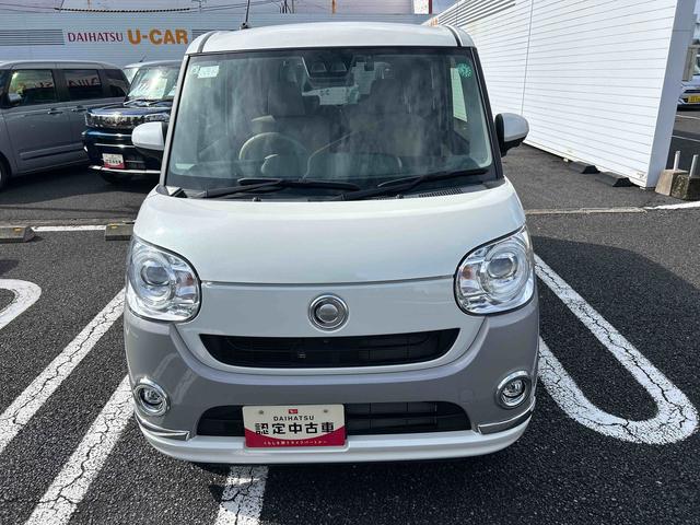 ムーヴキャンバスＧメイクアップリミテッド　ＳＡIIIインパネシフト　プッシュスタートスイッチ　電子カードキー　カーナビ　車線逸脱防止　エマージェンシーブレーキ　ＡＢＳ（鹿児島県）の中古車