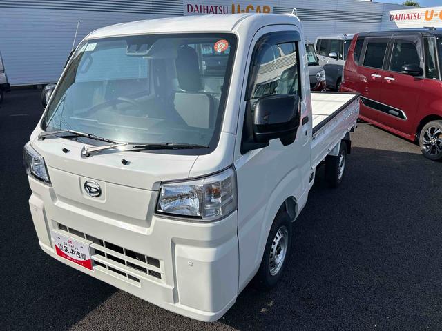 ハイゼットトラックスタンダードフロアＣＶＴ　２ＷＤ　プッシュスタートスイッチ　電子カードキー　オートライト　ＡＢＳ　レーンキープアシスト　衝突回避支援ブレーキ機能　アイドリングＳ　電格ミラー　パワーウインドウ　エアコン　パワステ（鹿児島県）の中古車