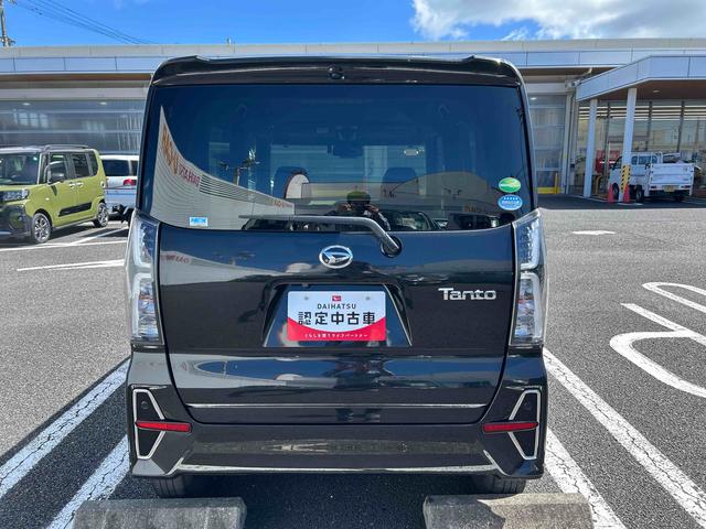 タントカスタムＸスタイルセレクションインパネシフト　プッシュスタートスイッチ　電子カードキー　衝突軽減ブレーキ　レーンキープアシスト　アルミホイール　ＡＢＳ　カーナビ　リアとサイドモニター（鹿児島県）の中古車