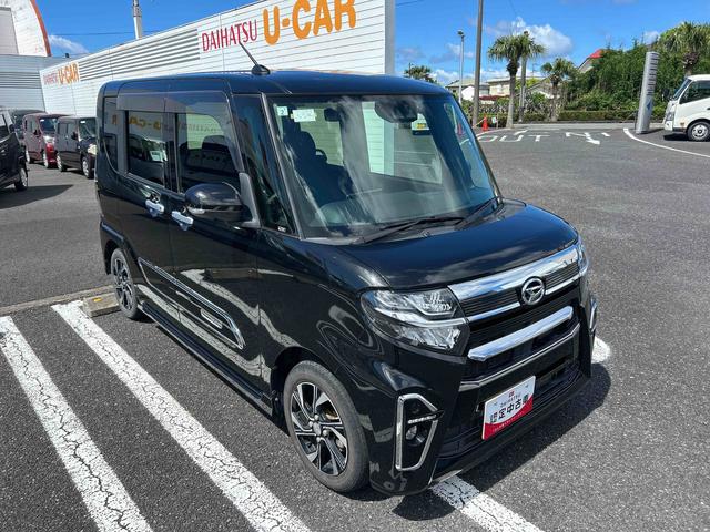 タントカスタムＸスタイルセレクションインパネシフト　プッシュスタートスイッチ　電子カードキー　衝突軽減ブレーキ　レーンキープアシスト　アルミホイール　ＡＢＳ　カーナビ　リアとサイドモニター（鹿児島県）の中古車