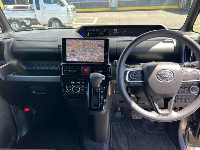 タントカスタムＸスタイルセレクションインパネシフト　プッシュスタートスイッチ　電子カードキー　衝突軽減ブレーキ　レーンキープアシスト　アルミホイール　ＡＢＳ　カーナビ　リアとサイドモニター（鹿児島県）の中古車