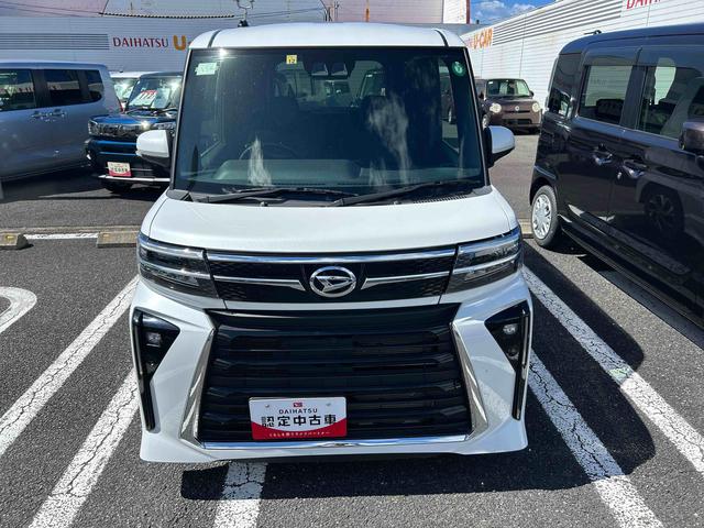 タントカスタムＸインパネシフト　プッシュスタートスイッチ　電子カードキー　カーナビ　バックモニター　両側スライドドア　アルミホイール　衝突被害軽減装置　車線逸脱警報（鹿児島県）の中古車