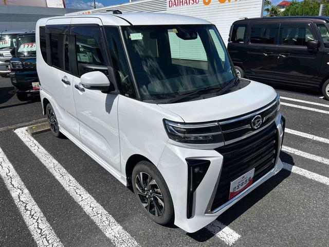 タントカスタムＸインパネシフト　プッシュスタートスイッチ　電子カードキー　カーナビ　バックモニター　両側スライドドア　アルミホイール　衝突被害軽減装置　車線逸脱警報（鹿児島県）の中古車