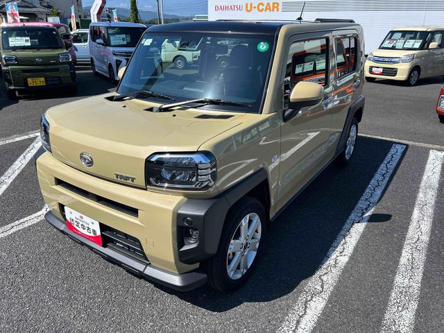 タフトＧインパネシフト　プッシュスタートスイッチ　電子カードキー　電動パーキングブレーキ　カーナビ　バックモニター　ドラレコ　被害軽減ブレーキ　オートマチックハイビーム　ガラスルーフ　アルミホイール（鹿児島県）の中古車