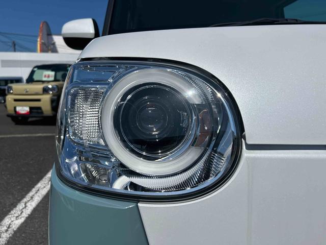ムーヴキャンバスストライプスＧターボターボ車　インパネシフト　プッシュスタートスイッチ　電子カードキー　電動パーキングブレーキ　ＡＢＳ　レーンキープ　オートハイビーム　シートヒーター（鹿児島県）の中古車