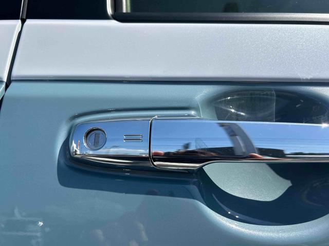 ムーヴキャンバスストライプスＧターボターボ車　インパネシフト　プッシュスタートスイッチ　電子カードキー　電動パーキングブレーキ　ＡＢＳ　レーンキープ　オートハイビーム　シートヒーター（鹿児島県）の中古車
