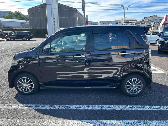 Ｎ−ＷＧＮカスタムＧ・ターボパッケージインパネシフト　プッシュスタートスイッチ　電子カードキー　ドラレコ　　　ＥＴＣ車載器　アルミホイル　ＡＢＳ　オートエアコン（鹿児島県）の中古車