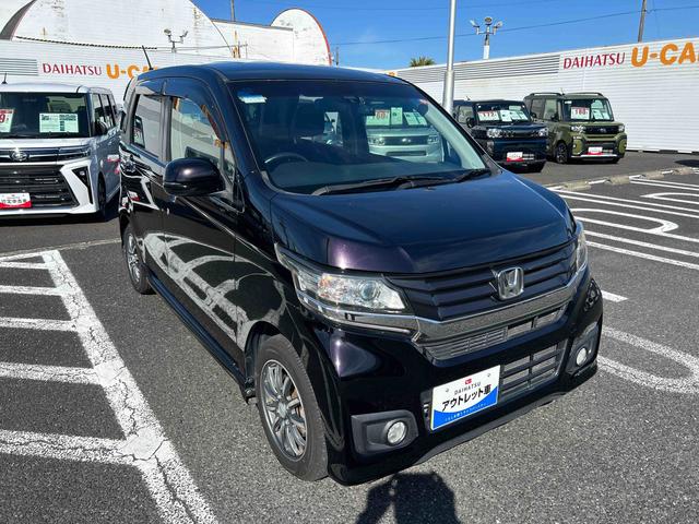 Ｎ−ＷＧＮカスタムＧ・ターボパッケージインパネシフト　プッシュスタートスイッチ　電子カードキー　ドラレコ　　　ＥＴＣ車載器　アルミホイル　ＡＢＳ　オートエアコン（鹿児島県）の中古車