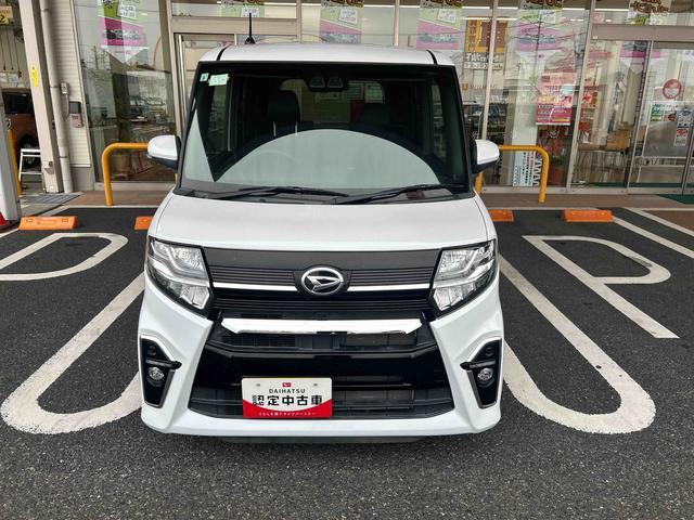 タントカスタムＸインパネシフト　プッシュスタートスイッチ　電子カードキー　カーナビ　バックモニター　衝突軽減ブレーキ　車線逸脱防止　アルミホイール　両側パワースライドドア　ＡＢＳ（鹿児島県）の中古車