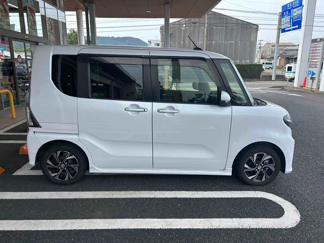 タントカスタムＸインパネシフト　プッシュスタートスイッチ　電子カードキー　カーナビ　バックモニター　衝突軽減ブレーキ　車線逸脱防止　アルミホイール　両側パワースライドドア　ＡＢＳ（鹿児島県）の中古車