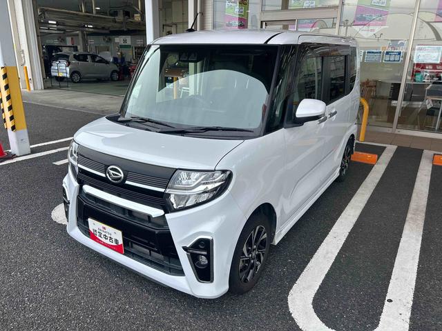 タントカスタムＸインパネシフト　プッシュスタートスイッチ　電子カードキー　カーナビ　バックモニター　衝突軽減ブレーキ　車線逸脱防止　アルミホイール　両側パワースライドドア　ＡＢＳ（鹿児島県）の中古車