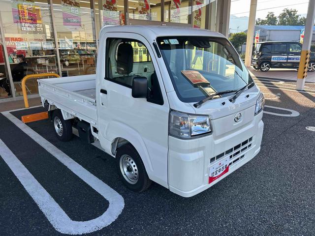 ハイゼットトラックスタンダード　農用スペシャル切替式４ＷＤ　フロアＣＶＴ　レーンキープアシスト　誤発進抑制機能　オートハイビーム　運転席エアバック　助手席エアバック　ＡＢＳ（鹿児島県）の中古車