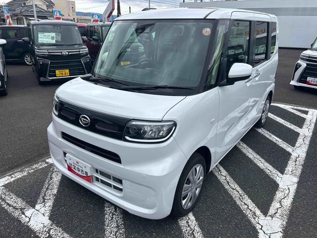 タントＸインパネシフト　プッシュスタートスイッチ　電子カードキー　電動パーキングブレーキ　片側電動両側スライドドア　車線逸脱警報　ブレーキサポート　オートハイビーム　ＡＢＳ（鹿児島県）の中古車