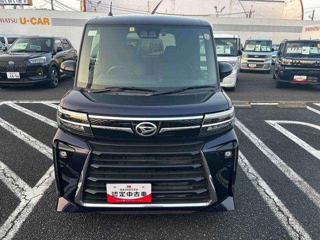 タントカスタムＸインパネシフト　プッシュスタートスイッチ　電子カードキー　電動パーキングブレーキ　衝突軽減ブレーキ　車線逸脱防止　アルミホイール　ＡＢＳ　両側パワースライドドア（鹿児島県）の中古車