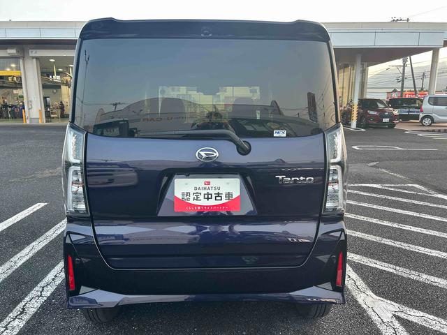 タントカスタムＸインパネシフト　プッシュスタートスイッチ　電子カードキー　電動パーキングブレーキ　衝突軽減ブレーキ　車線逸脱防止　アルミホイール　ＡＢＳ　両側パワースライドドア（鹿児島県）の中古車