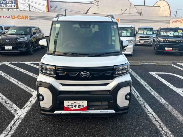 タントファンクロスインパネシフト　プッシュスタートスイッチ　電子カードキー　電動パーキングブレーキ　衝突軽減システム　両側オートドア　レーンキープアシスト　ＡＢＳ　アルミホイール　フォグランプ（鹿児島県）の中古車