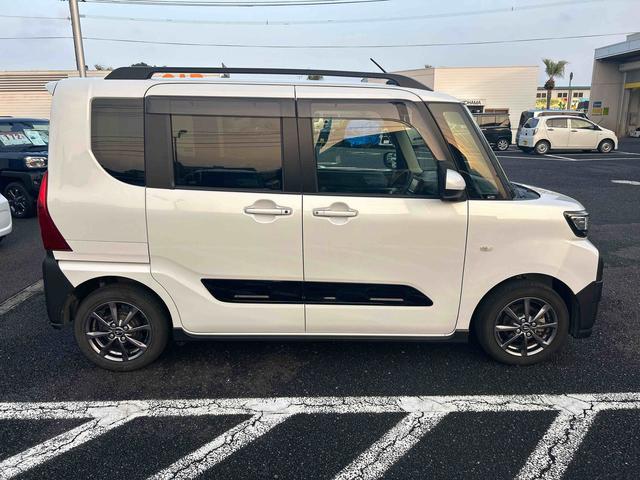 タントファンクロスインパネシフト　プッシュスタートスイッチ　電子カードキー　電動パーキングブレーキ　衝突軽減システム　両側オートドア　レーンキープアシスト　ＡＢＳ　アルミホイール　フォグランプ（鹿児島県）の中古車