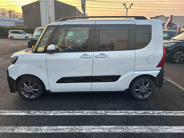 タントファンクロスインパネシフト　プッシュスタートスイッチ　電子カードキー　電動パーキングブレーキ　衝突軽減システム　両側オートドア　レーンキープアシスト　ＡＢＳ　アルミホイール　フォグランプ（鹿児島県）の中古車