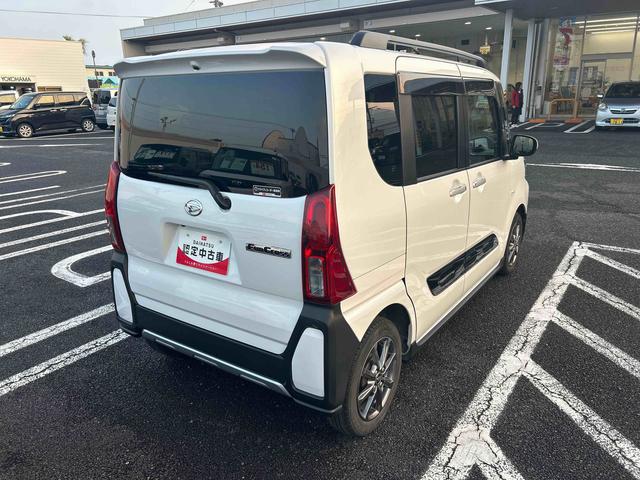 タントファンクロスインパネシフト　プッシュスタートスイッチ　電子カードキー　電動パーキングブレーキ　衝突軽減システム　両側オートドア　レーンキープアシスト　ＡＢＳ　アルミホイール　フォグランプ（鹿児島県）の中古車