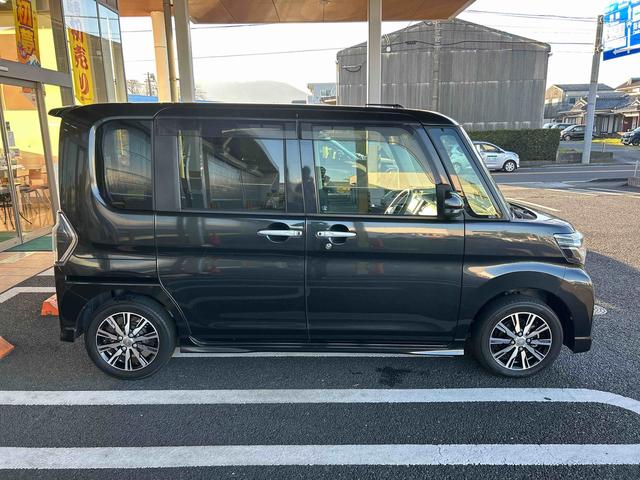 タントカスタムＸ　トップエディションリミテッドＳＡIIIインパネシフト　プッシュスタートスイッチ　電子カードキー　カーナビ　バックモニター（パノラマモニター）　アルミホイール　ＡＢＳ　衝突被害軽減システム（鹿児島県）の中古車