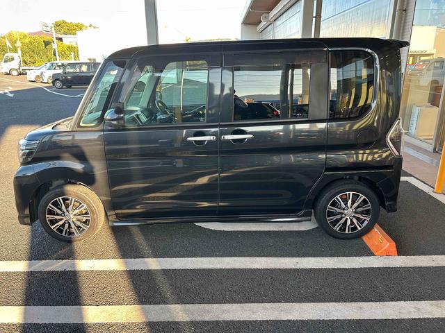 タントカスタムＸ　トップエディションリミテッドＳＡIIIインパネシフト　プッシュスタートスイッチ　電子カードキー　カーナビ　バックモニター（パノラマモニター）　アルミホイール　ＡＢＳ　衝突被害軽減システム（鹿児島県）の中古車