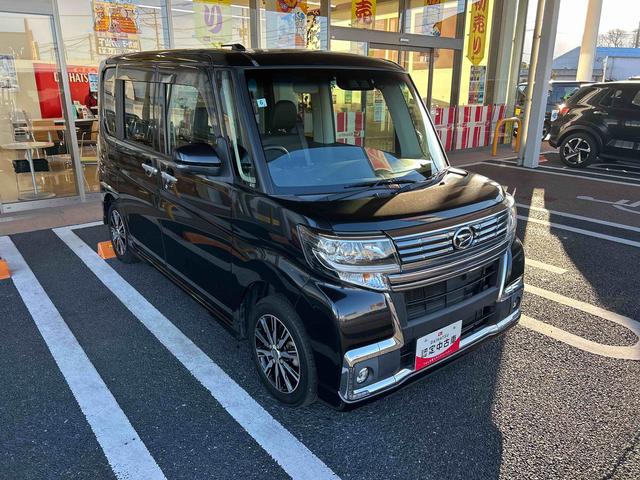 タントカスタムＸ　トップエディションリミテッドＳＡIIIインパネシフト　プッシュスタートスイッチ　電子カードキー　カーナビ　バックモニター（パノラマモニター）　アルミホイール　ＡＢＳ　衝突被害軽減システム（鹿児島県）の中古車