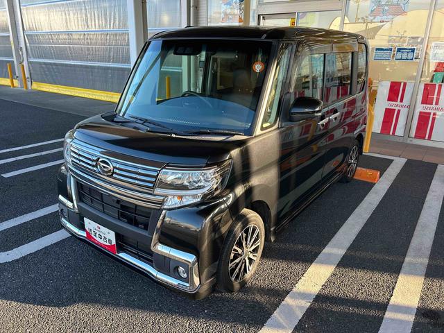 タントカスタムＸ　トップエディションリミテッドＳＡIIIインパネシフト　プッシュスタートスイッチ　電子カードキー　カーナビ　バックモニター（パノラマモニター）　アルミホイール　ＡＢＳ　衝突被害軽減システム（鹿児島県）の中古車