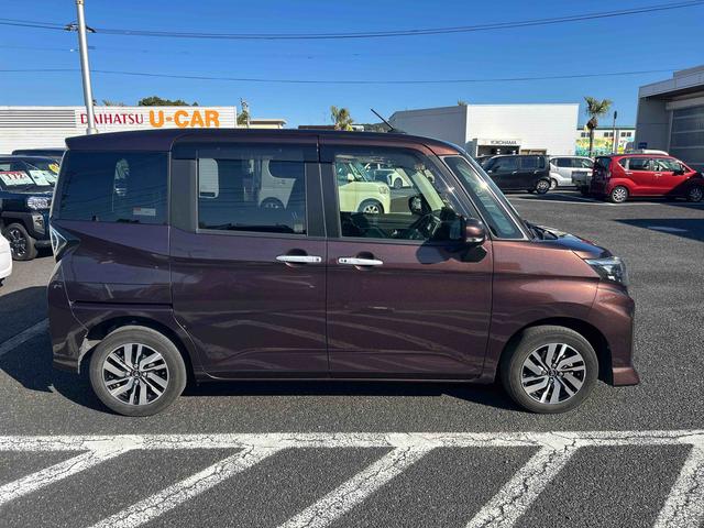 トールカスタムＧインパネシフト　プッシュスタートスイッチ　電子カードキー　電動パーキングブレーキ　両側電動スライドドア　緊急ブレーキ　アルミホイール　ＡＢＳ　ＥＴＣ車載器　ドラレコ（鹿児島県）の中古車