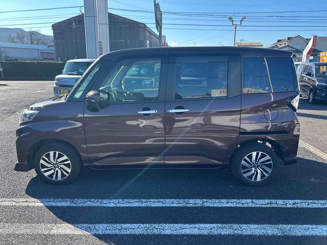 トールカスタムＧインパネシフト　プッシュスタートスイッチ　電子カードキー　電動パーキングブレーキ　両側電動スライドドア　緊急ブレーキ　アルミホイール　ＡＢＳ　ＥＴＣ車載器　ドラレコ（鹿児島県）の中古車