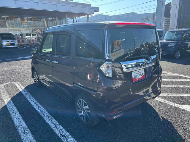 トールカスタムＧインパネシフト　プッシュスタートスイッチ　電子カードキー　電動パーキングブレーキ　両側電動スライドドア　緊急ブレーキ　アルミホイール　ＡＢＳ　ＥＴＣ車載器　ドラレコ（鹿児島県）の中古車