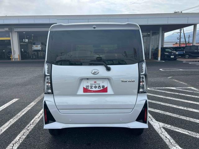 タントカスタムＸインパネシフト　プッシュスタートスイッチ　電子カードキー　電動パーキングブレーキ　シートヒーター　衝突軽減ブレーキ　車線逸脱防止　アルミホイール　両側パワースライドドア（鹿児島県）の中古車