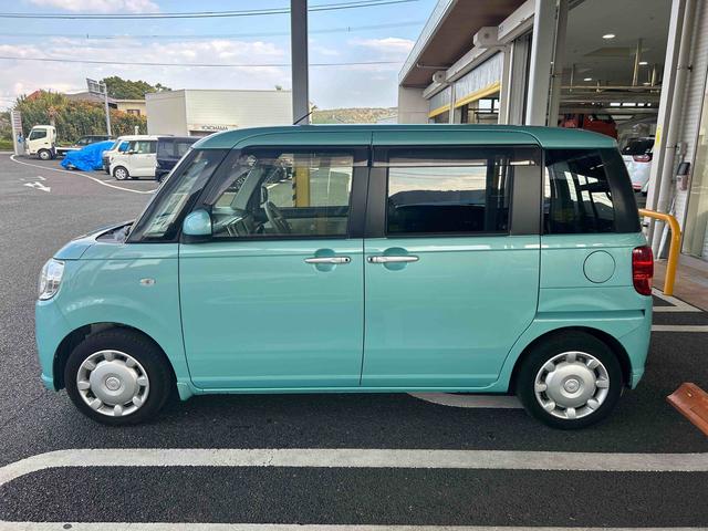 ムーヴキャンバスXメイクアップ SAIIインパネシフト プッシュスタートスイッチ バックモニター 電子カードキー 両側パワースライドドア レーンキープ レーダーブレーキサポート ABS(鹿児島県)の中古車