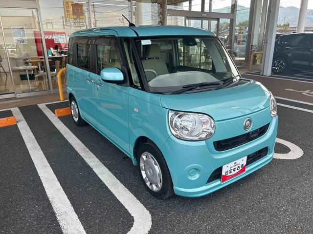 ムーヴキャンバスXメイクアップ SAIIインパネシフト プッシュスタートスイッチ バックモニター 電子カードキー 両側パワースライドドア レーンキープ レーダーブレーキサポート ABS(鹿児島県)の中古車