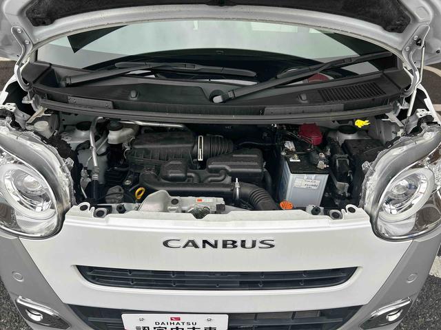 ムーヴキャンバスストライプスGインパネシフト プッシュスタートスイッチ 電子カードキー 電動パーキングブレーキ 両側電動スライドドア 車線逸脱 前後誤発進抑制 オートハイビーム(鹿児島県)の中古車