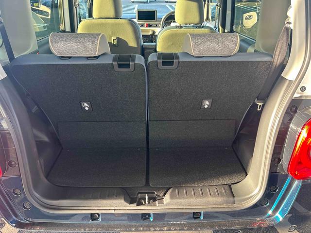 ムーヴキャンバスストライプスGインパネシフト プッシュスタートスイッチ 電子カードキー 電動パーキングブレーキ 両側パワースライドドア 前後誤発進抑制 車線逸脱警告 オートハイビーム ABS シートヒーター(鹿児島県)の中古車