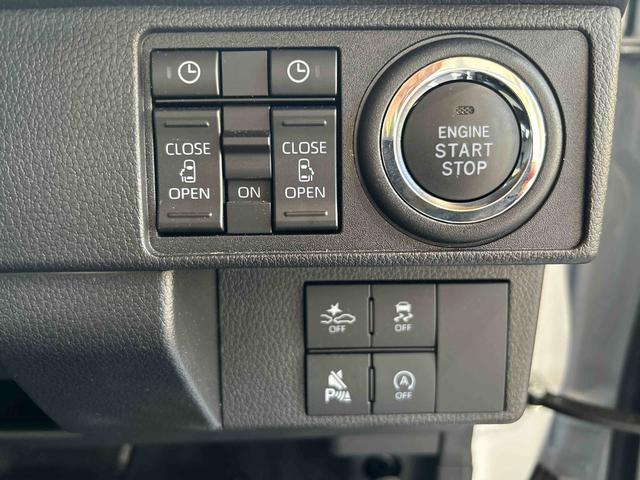 ムーヴキャンバスストライプスGインパネシフト プッシュスタートスイッチ 電子カードキー 電動パーキングブレーキ 両側パワースライドドア 前後誤発進抑制 車線逸脱警告 オートハイビーム ABS シートヒーター(鹿児島県)の中古車