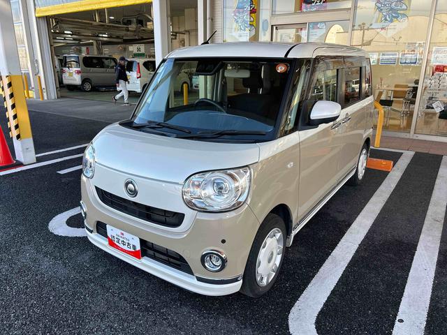 ムーヴキャンバスＧブラックインテリアリミテッド　ＳＡIIIインパネシフト　プッシュスタートスイッチ　電子カードキー　カーナビ　両側電動スライドドア　レーンキープ　オートハイビーム　ＡＢＳ　スマキー　バックモニター　電動格納ドアミラー　衝突安全ボディ　ＵＳＢ（鹿児島県）の中古車