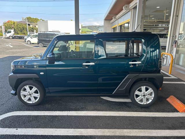 タフトＧインパネシフト　プッシュスタートスイッチ　電子カードキー　電動パーキングブレーキ　シートヒーター　オートマチックハイビーム　ムーンルーフ　車線逸脱防止　ＡＢＳ　アルミホイール（鹿児島県）の中古車