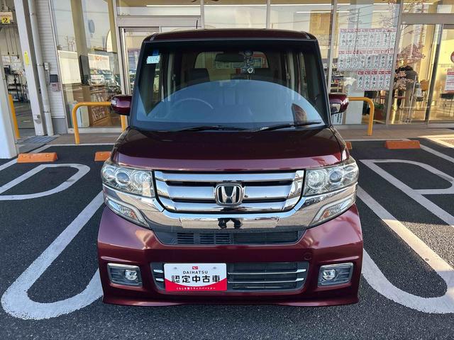 N−BOXカスタムG・ターボLパッケージターボモデル インパネシフト プッシュスタートスイッチ 電子カードキー 両側電動スライドドア ABS アルミホイール ETC付き(鹿児島県)の中古車