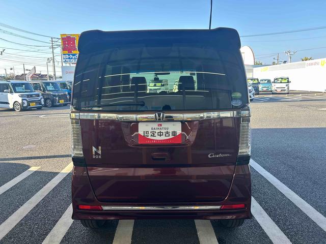 N−BOXカスタムG・ターボLパッケージターボモデル インパネシフト プッシュスタートスイッチ 電子カードキー 両側電動スライドドア ABS アルミホイール ETC付き(鹿児島県)の中古車