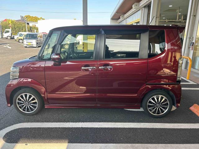 N−BOXカスタムG・ターボLパッケージターボモデル インパネシフト プッシュスタートスイッチ 電子カードキー 両側電動スライドドア ABS アルミホイール ETC付き(鹿児島県)の中古車