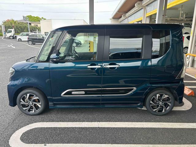 タントカスタムXセレクションインパネシフト プッシュスタートスイッチ 電子カードキー シートヒーター 両側電動スライドドア アルミホイール オートマチックハイビーム 衝突被害軽減システム(鹿児島県)の中古車